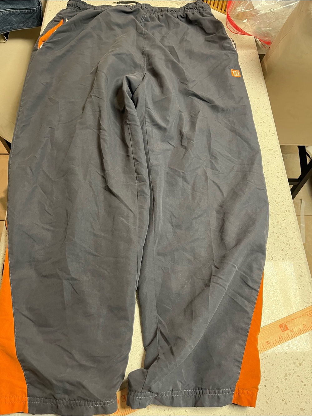 Wilson Gray and Orange Athletic Joggers‎